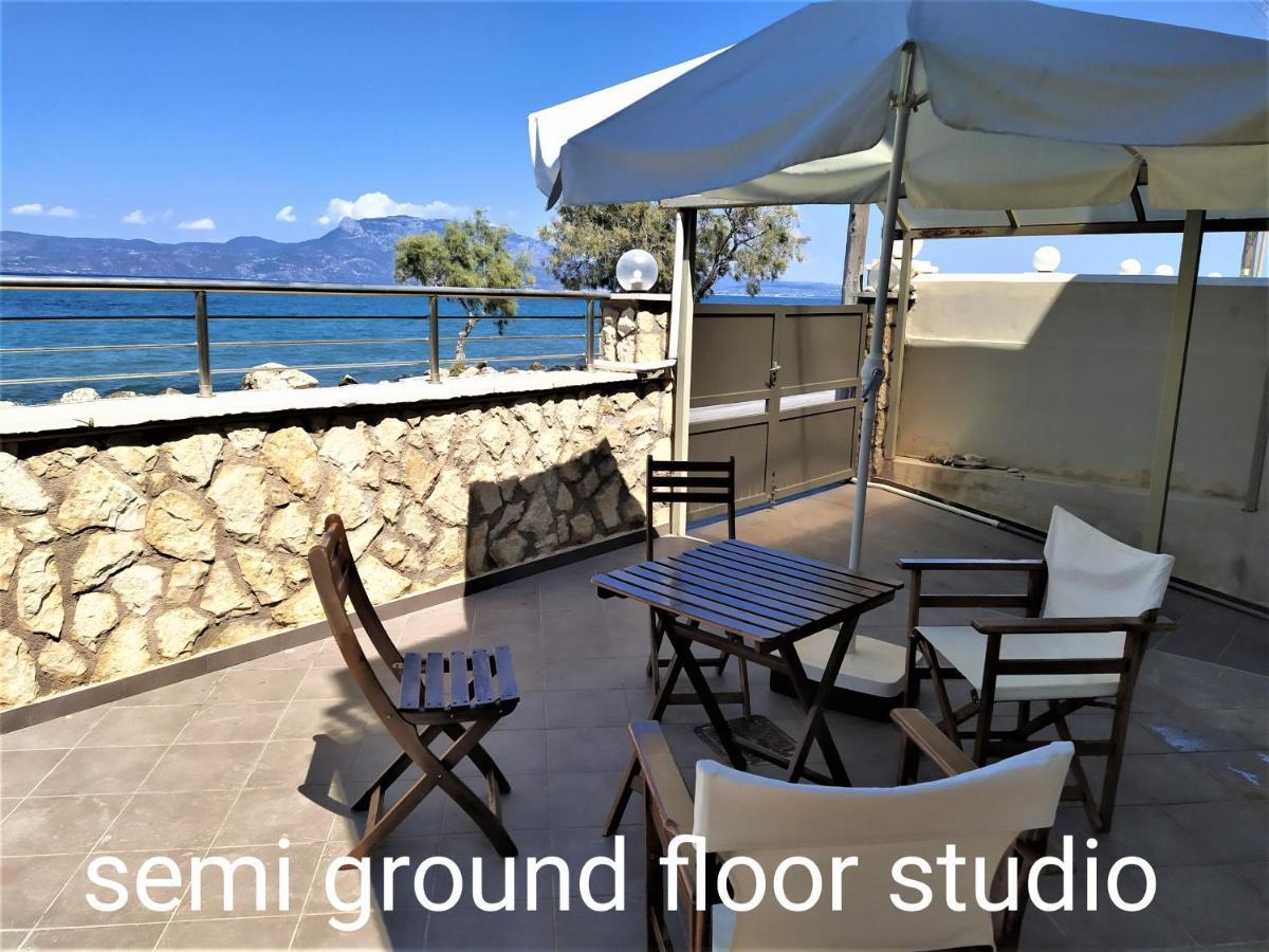 Vrachati Sea Front House Káto Ássos Bagian luar foto
